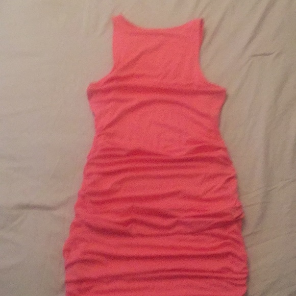 Jersey dress coral pink - Picture 2 of 3
